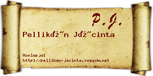 Pellikán Jácinta névjegykártya